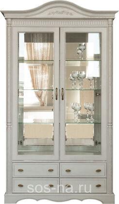 Шкаф-витрина 2д Паола 2114 БМ670